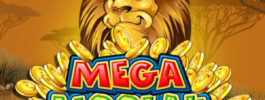 How is the Jackpot Slot Feature of Mega Moolah Triggered?